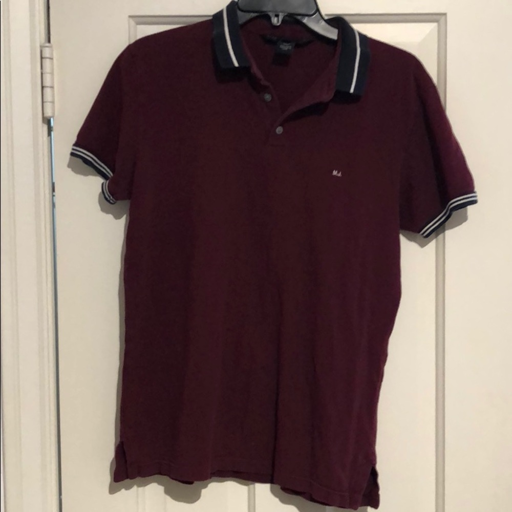 Marc Jacobs Red and Black Polo